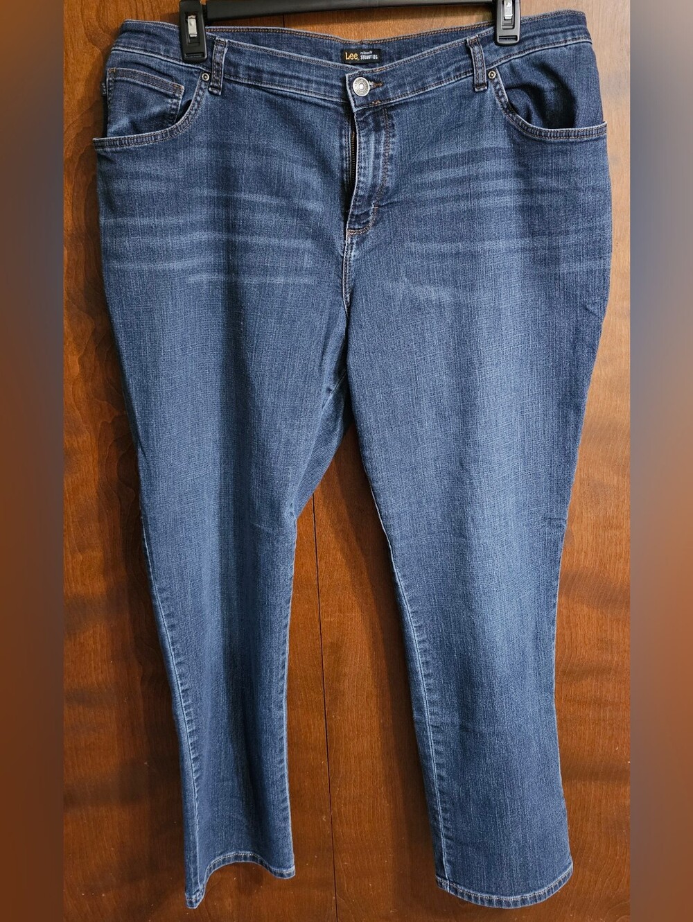 Women's Lee Relaxed Straight Leg Jeans Sz 20w